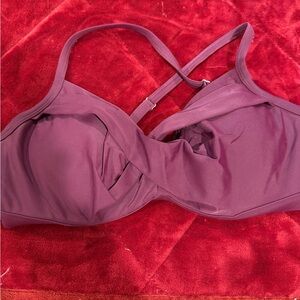 Athleta Purple Bikini Swimwear with Elegant Appeal